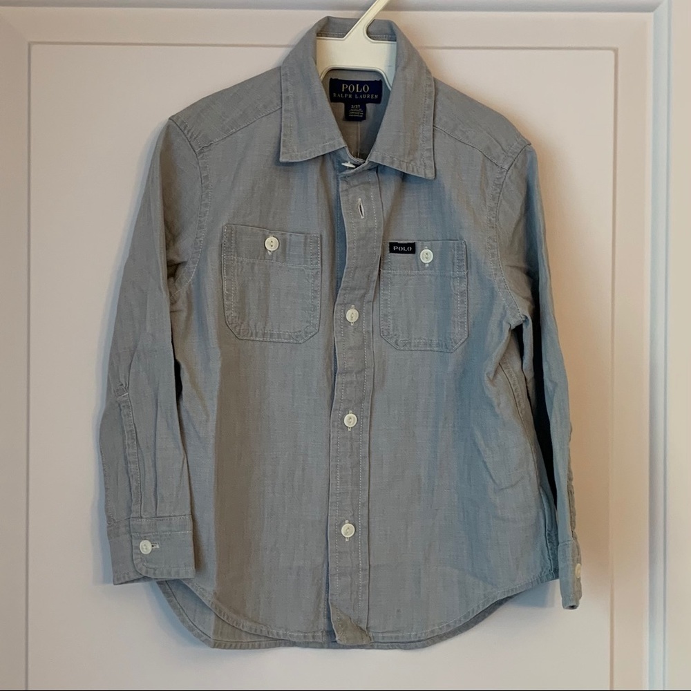 POLO by Ralph Lauren Long Sleeve Utility Shirt 3T